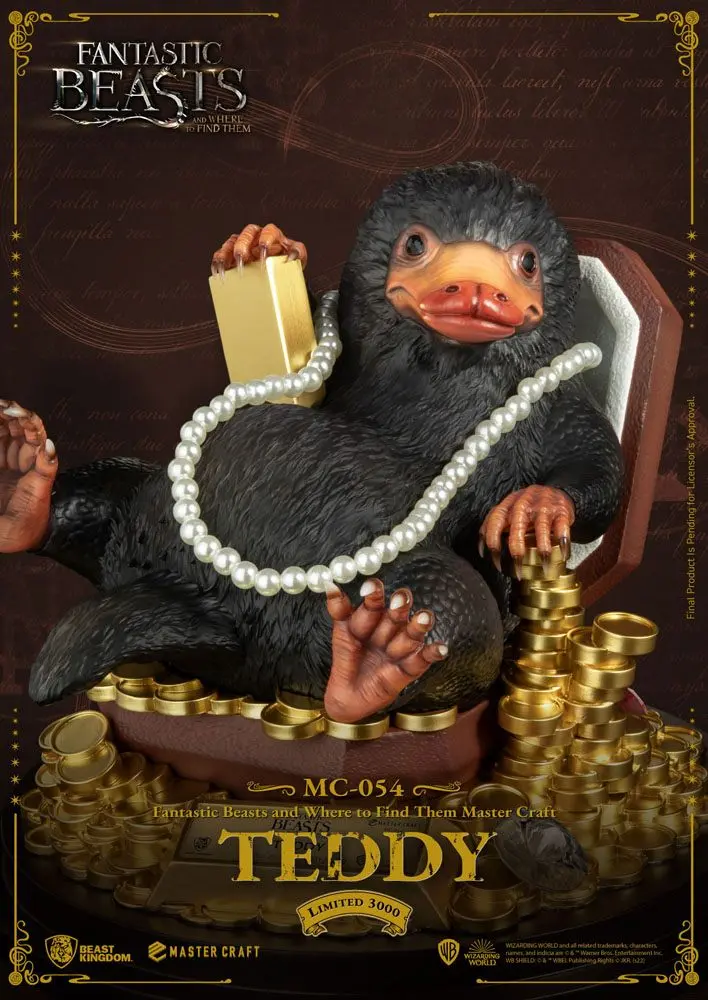 Fantastic Beasts Master Craft Socha Teddy 21 cm fotografii produktu