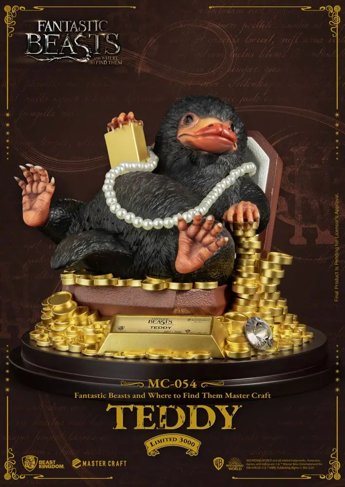 Fantastic Beasts Master Craft Socha Teddy 21 cm fotografii produktu