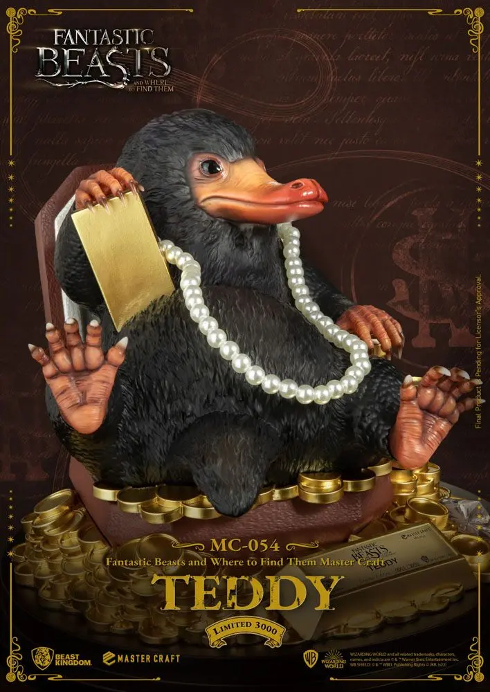 Fantastic Beasts Master Craft Socha Teddy 21 cm fotografii produktu