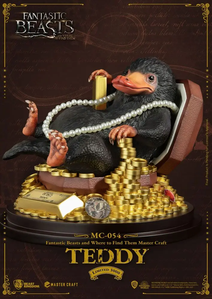 Fantastic Beasts Master Craft Socha Teddy 21 cm fotografii produktu