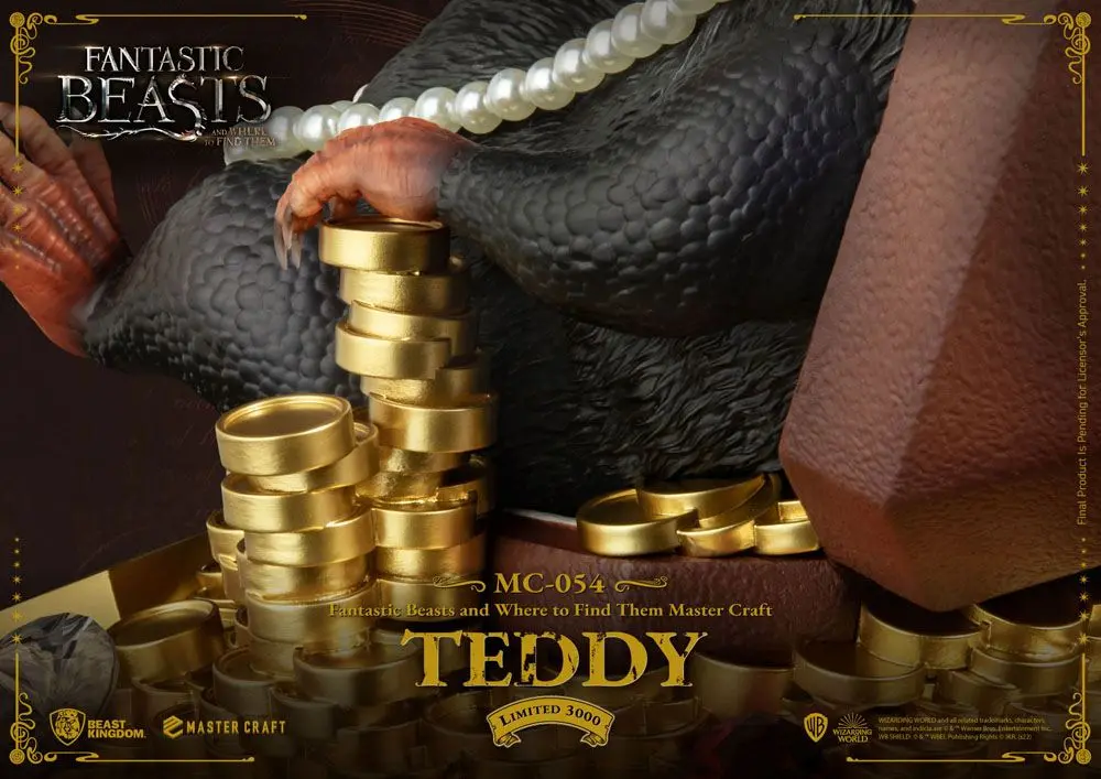 Fantastic Beasts Master Craft Socha Teddy 21 cm fotografii produktu