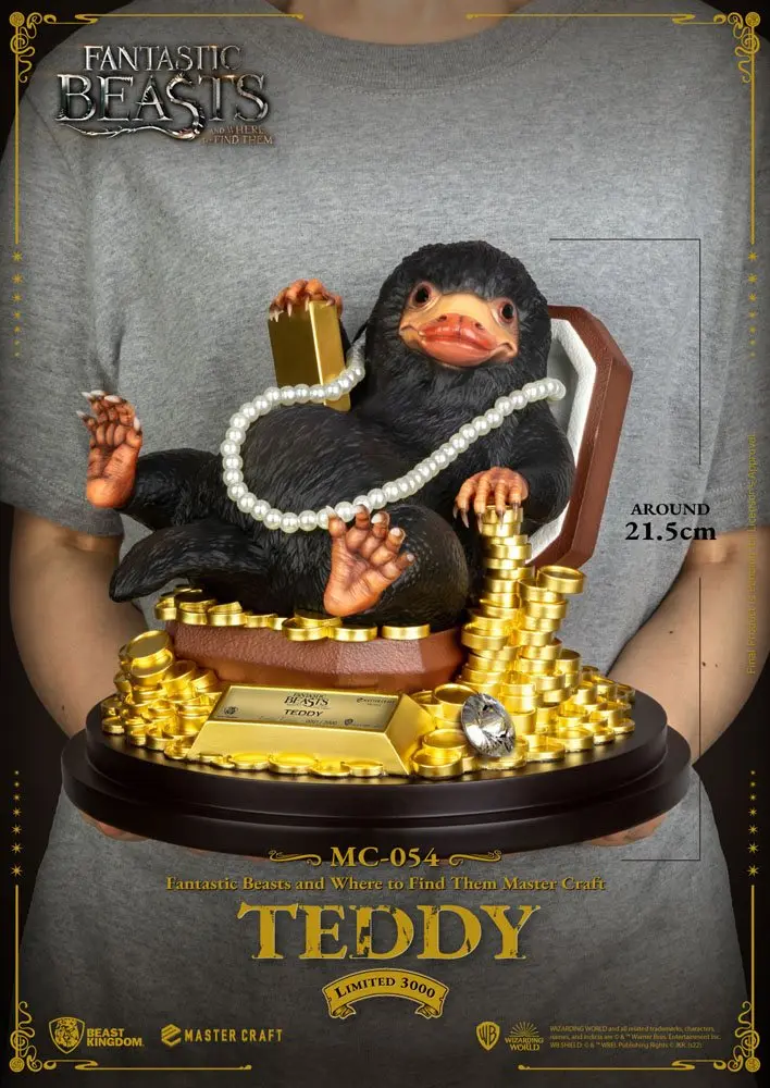 Fantastic Beasts Master Craft Socha Teddy 21 cm fotografii produktu