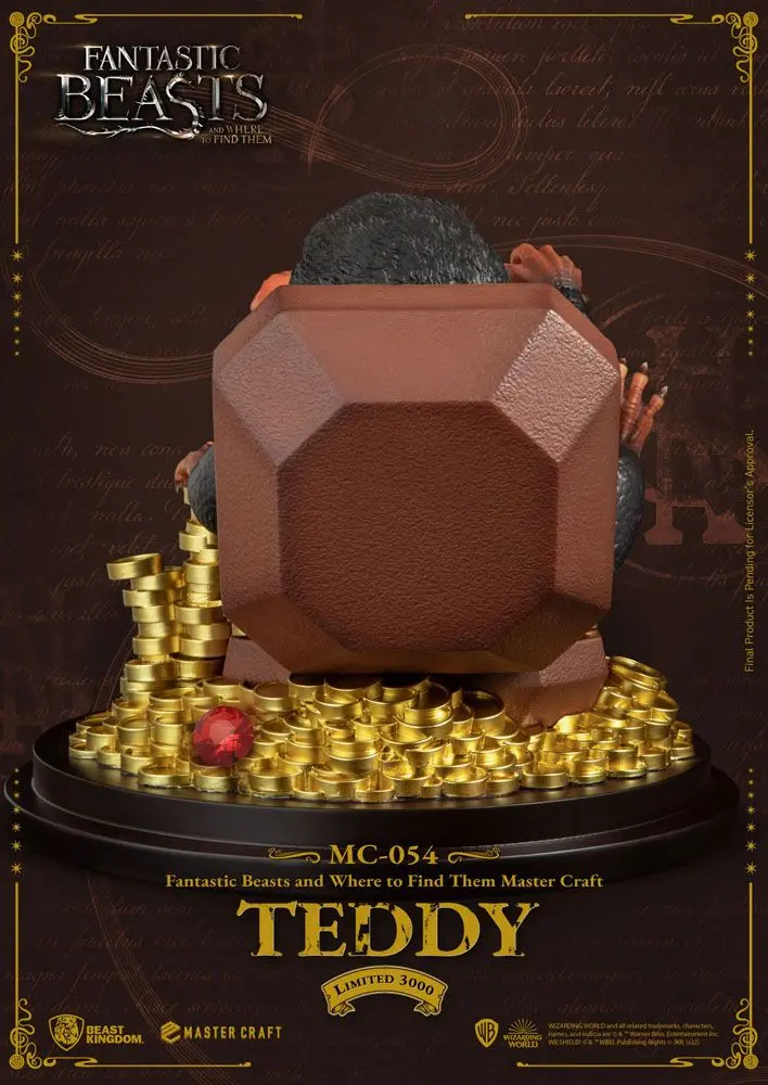 Fantastic Beasts Master Craft Socha Teddy 21 cm fotografii produktu