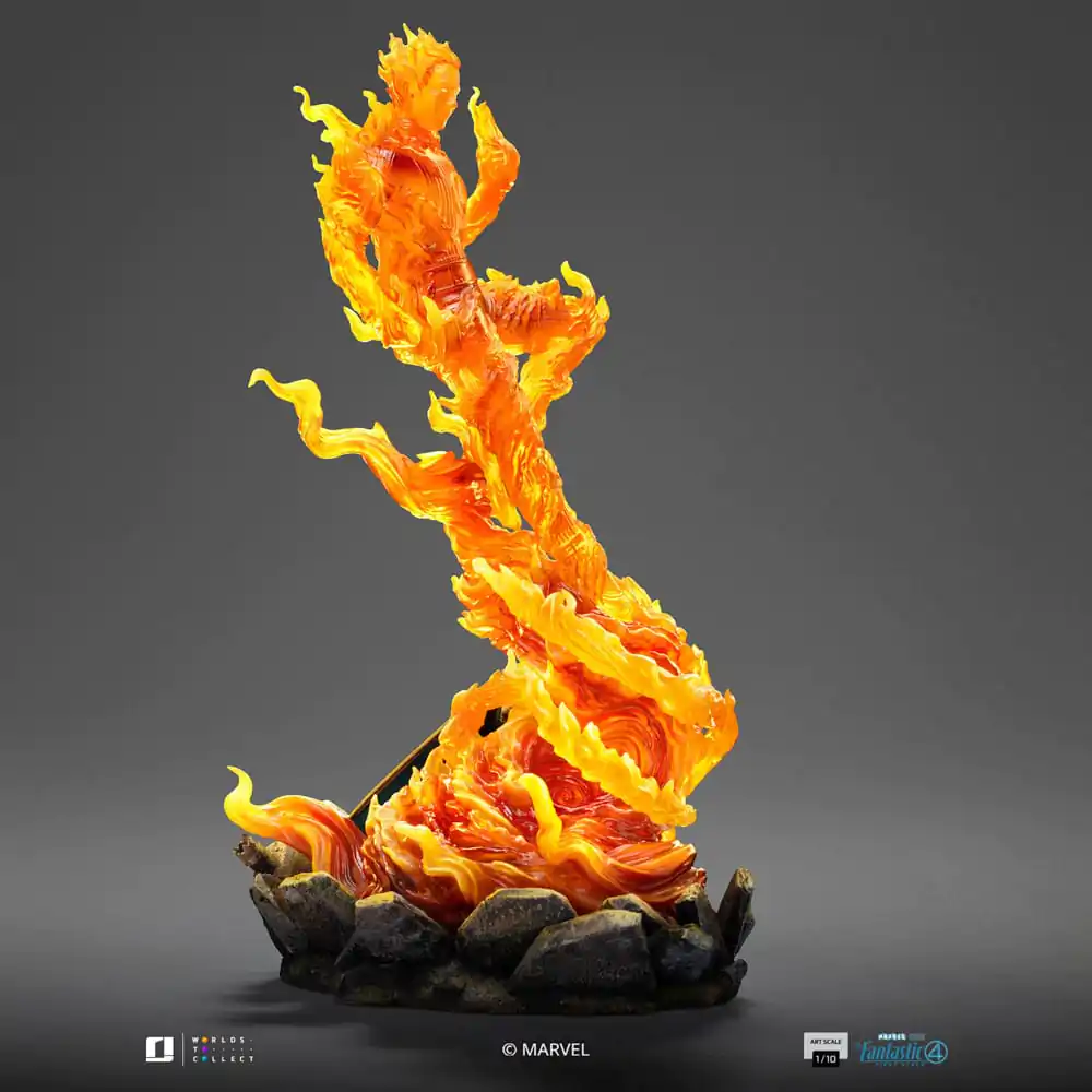 Fantastic Four Art Scale Socha 1/10 Human Torch 30 cm fotografii produktu