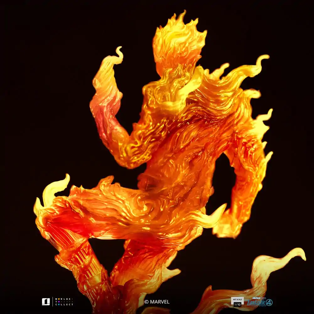 Fantastic Four Art Scale Socha 1/10 Human Torch 30 cm fotografii produktu