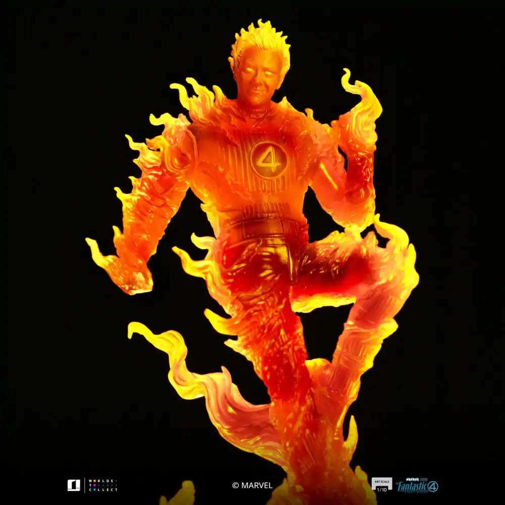 Fantastic Four Art Scale Socha 1/10 Human Torch 30 cm fotografii produktu