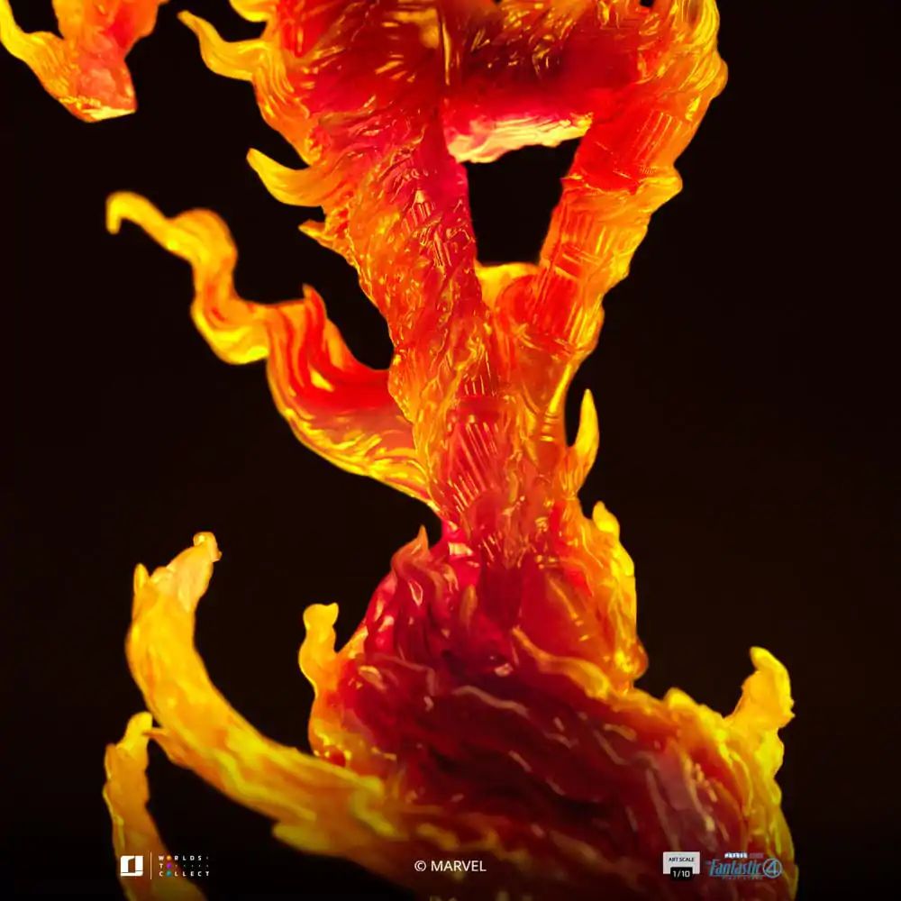 Fantastic Four Art Scale Socha 1/10 Human Torch 30 cm fotografii produktu