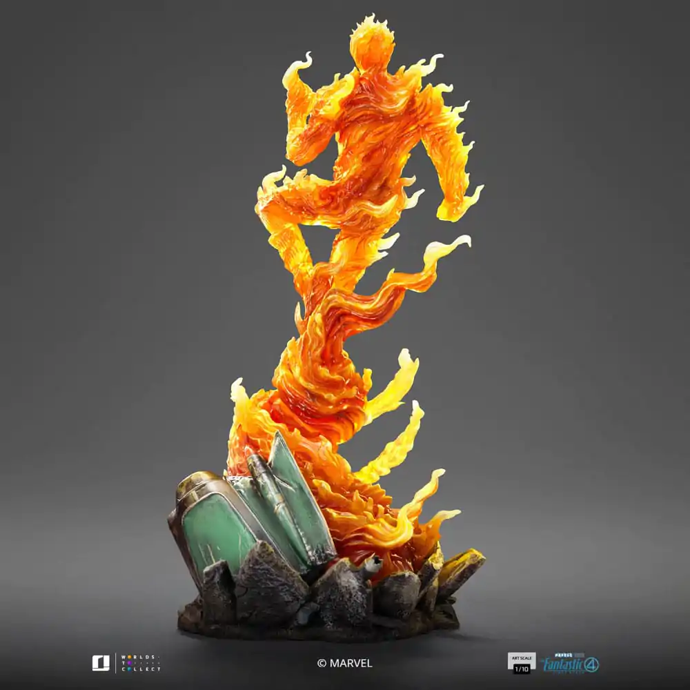 Fantastic Four Art Scale Socha 1/10 Human Torch 30 cm fotografii produktu