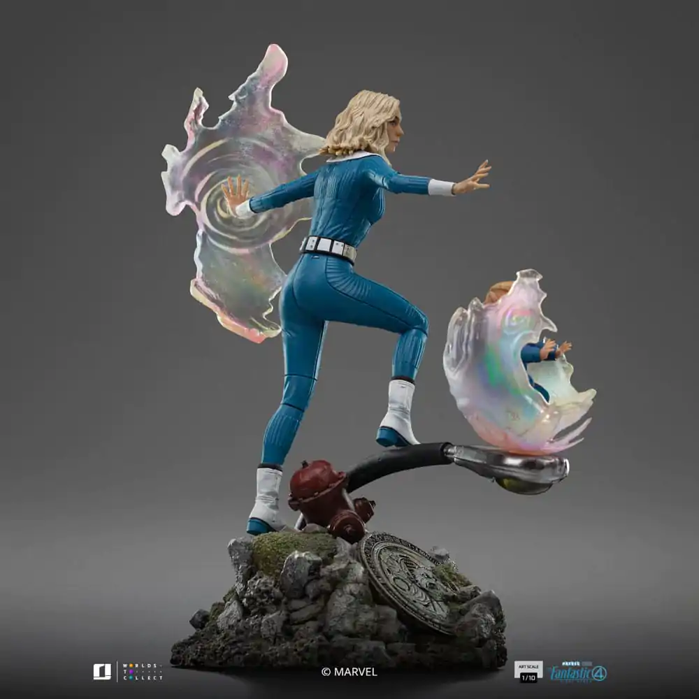 Fantastic Four Art Scale Statue 1/10 Invisible Woman and Franklin 28 cm Socha fotografii produktu