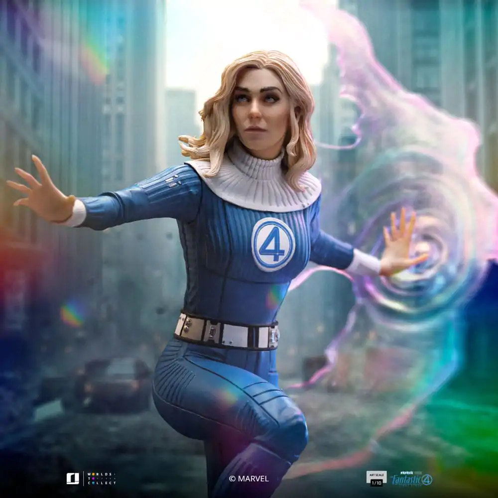 Fantastic Four Art Scale Statue 1/10 Invisible Woman and Franklin 28 cm Socha fotografii produktu