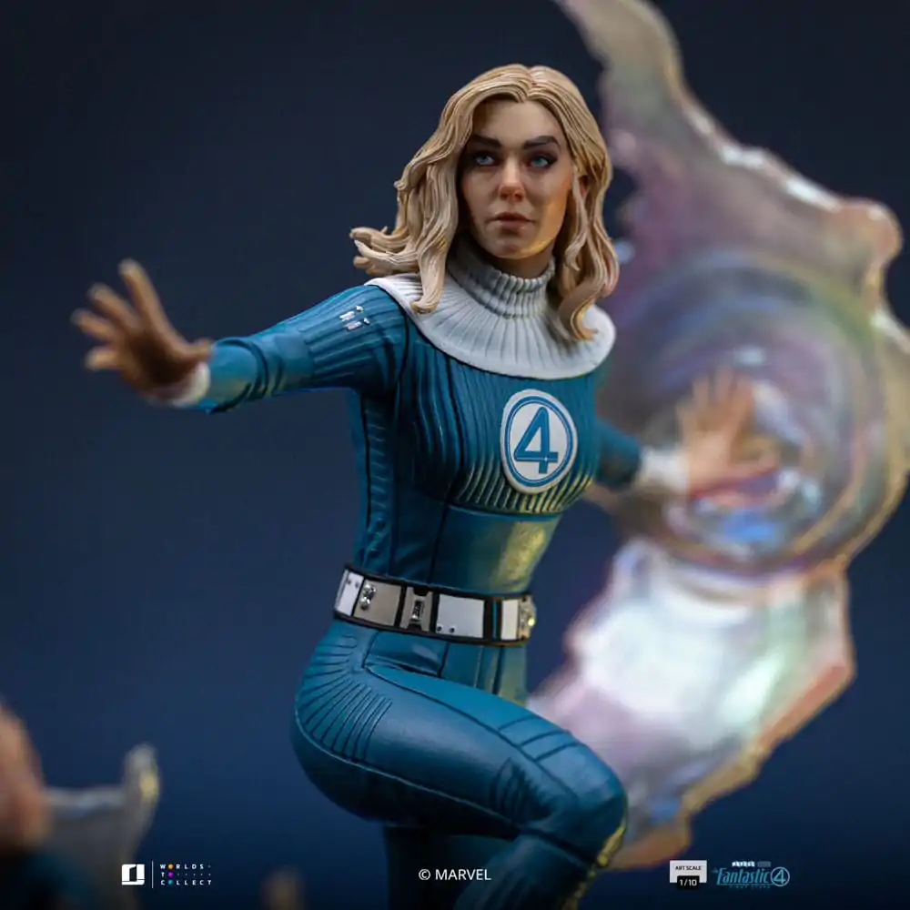 Fantastic Four Art Scale Statue 1/10 Invisible Woman and Franklin 28 cm Socha fotografii produktu
