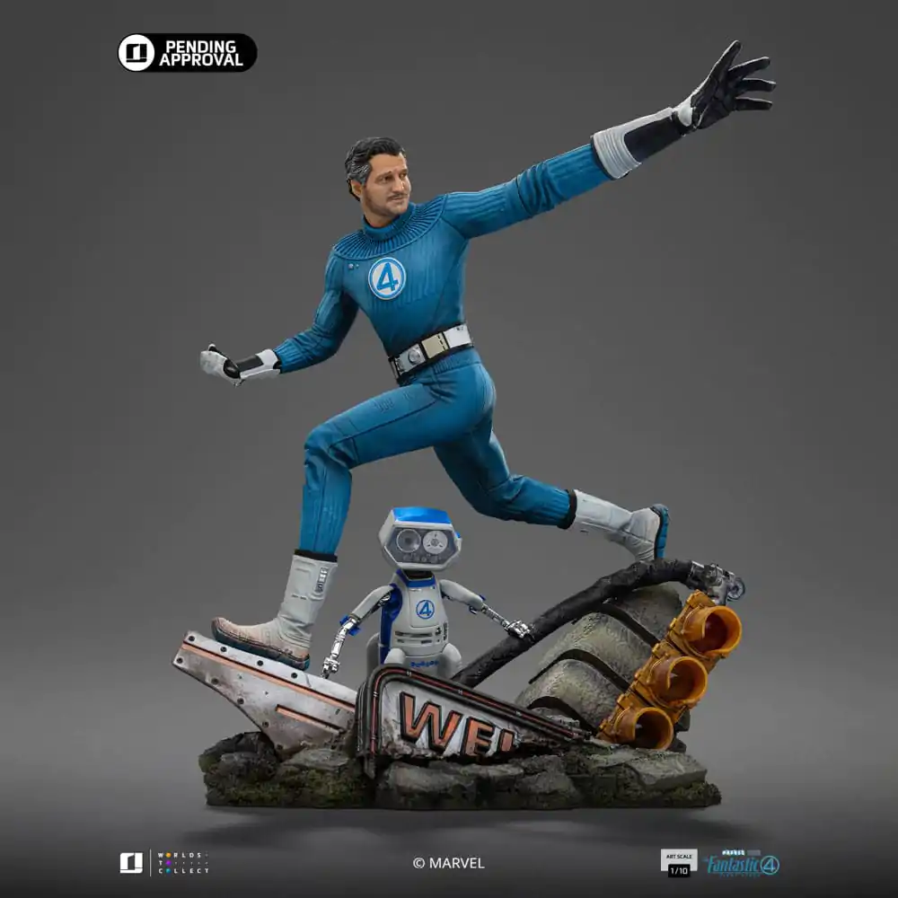 Fantastic Four Art Scale Statue 1/10 Soška Mr. Fantastic a H.E.R.B.I.E 26 cm fotografii produktu