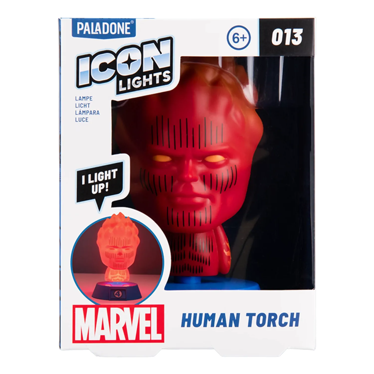 Fantastic Four Icons Světlo Human Torch 11 cm fotografii produktu