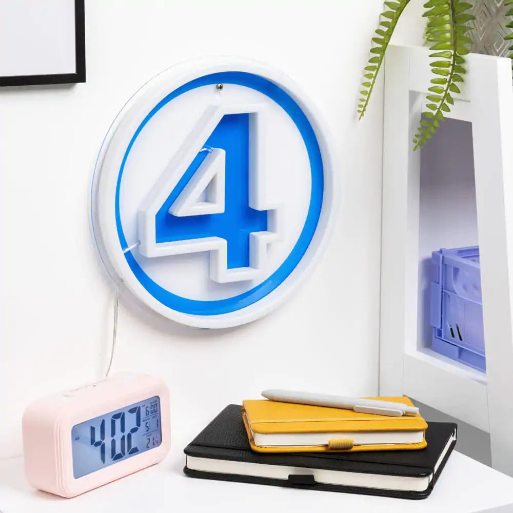 Fantastic Four LED Nástěnná lampa Light Logo Neon  fotografii produktu