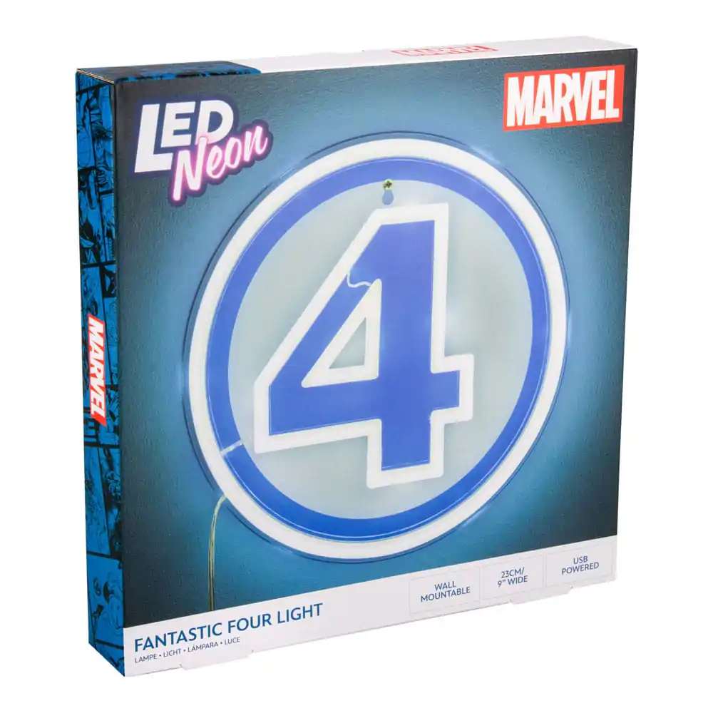 Fantastic Four LED Nástěnná lampa Light Logo Neon  fotografii produktu