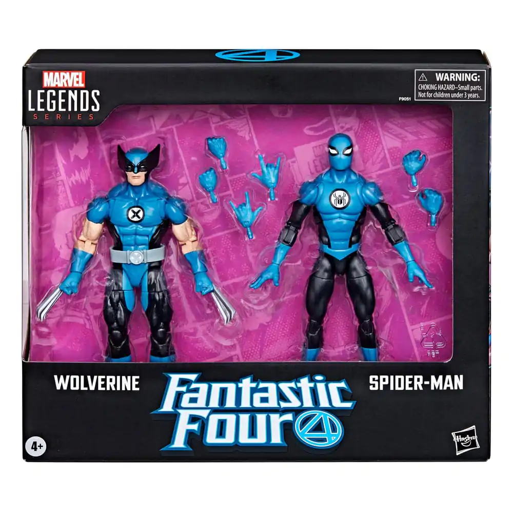 Akční figurky Fantastic Four Marvel Legends 2-Pack Wolverine & Spider-Man 15 cm fotografii produktu