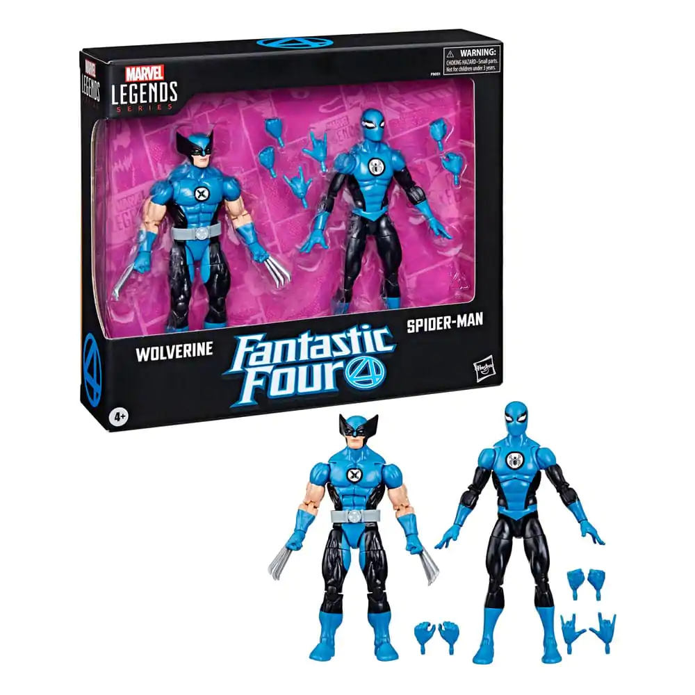 Akční figurky Fantastic Four Marvel Legends 2-Pack Wolverine & Spider-Man 15 cm fotografii produktu