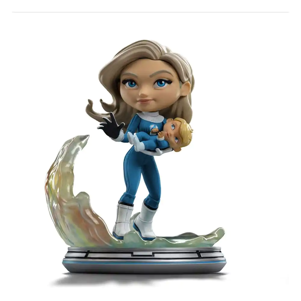Fantastic Four Mini Co. PVC figurka Invisible Woman a Franklin 15 cm fotografii produktu