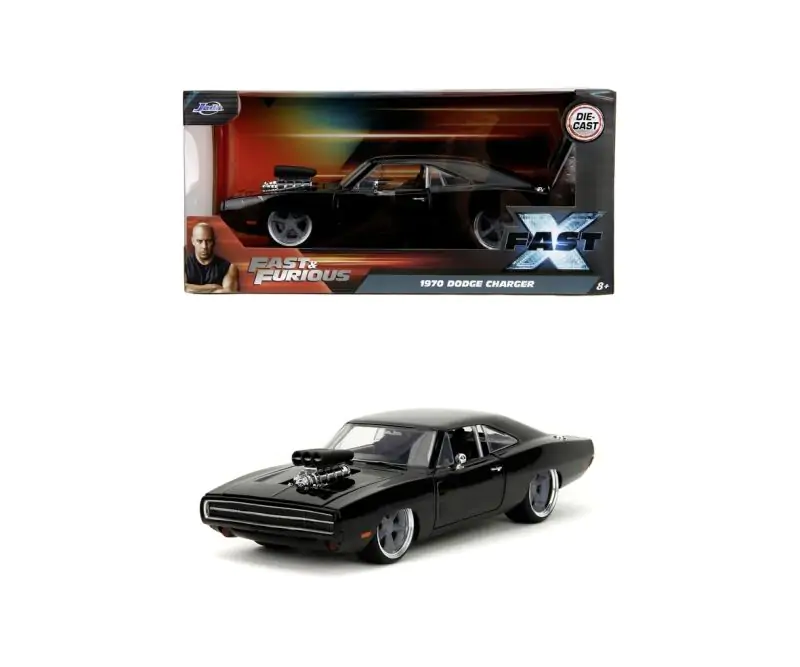 Fast & Furious 10 Diecast Model 1/24 1970 DodgeRychle a zběsile 10 Diecast Model 1:24 1970 Dodge fotografii produktu