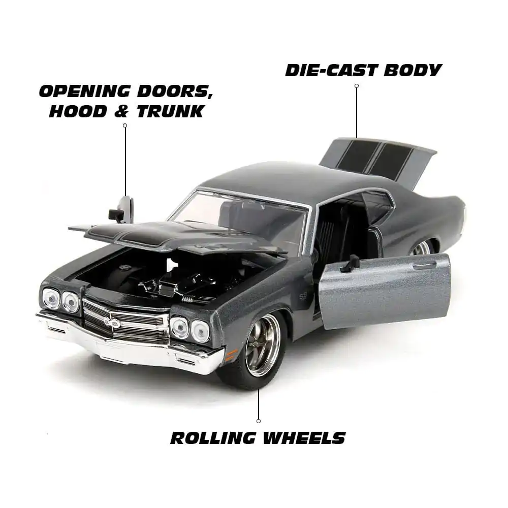 Fast & Furious Diecast Model 1/24 1970 Chevrolet – Odlitek model 1/24 fotografii produktu