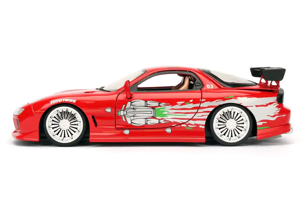 Fast & Furious Diecast Model 1/24 1993 Mazda RX-7Rychlý a zběsilý Odlévaný model 1/24 1993 Mazda RX-7 fotografii produktu