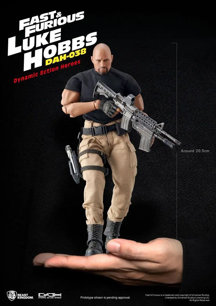 Fast & Furious Dynamic 8ction Heroes Akční figurka 1/9 Luke Hobbs 21 cm fotografii produktu