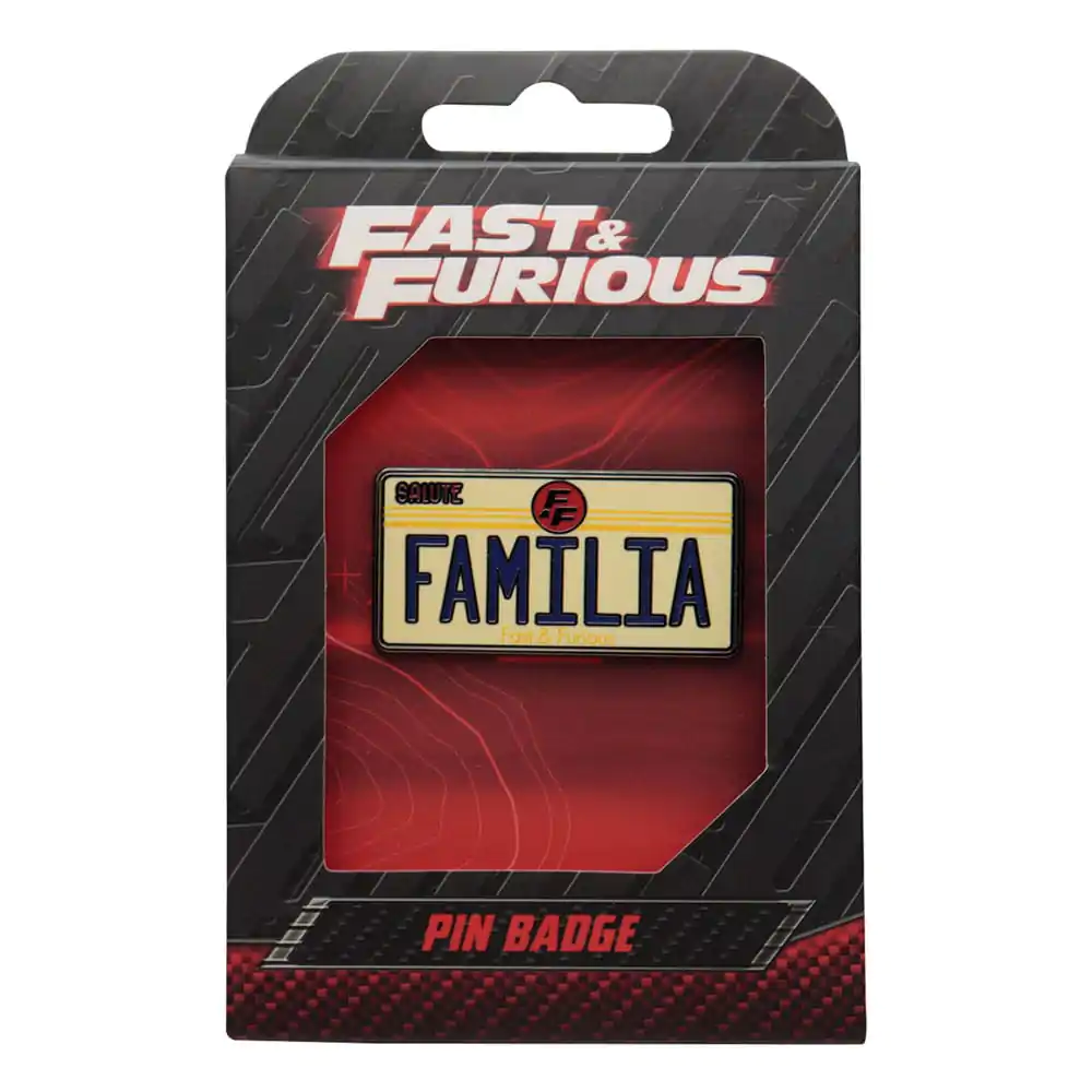 Fast & Furious Připínací Odznáček Familia Poznávací Značka fotografii produktu