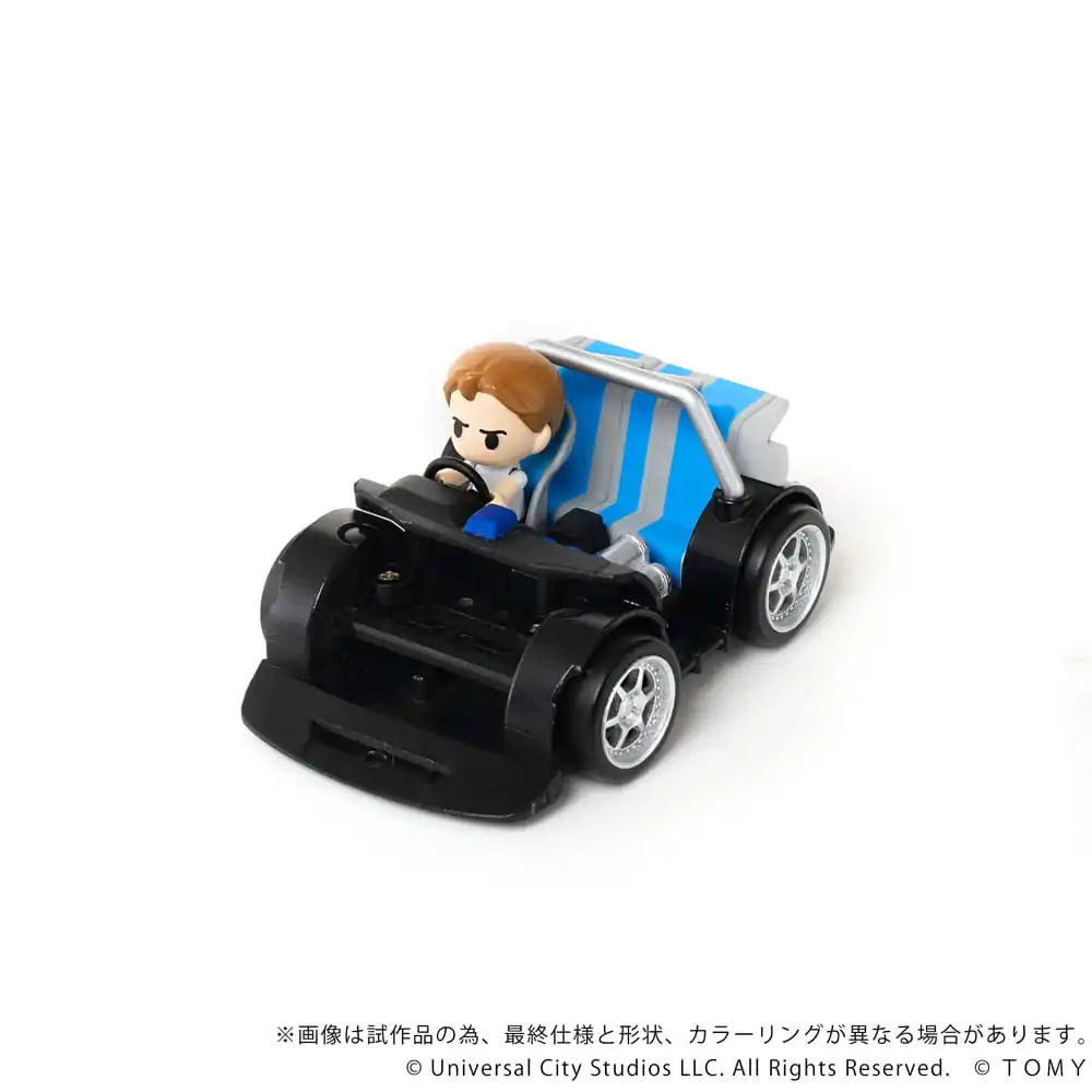 Fast & Furious Q-Village Vozidlo s minifigurkou Nissan Skyline GT-R (R34) 9 cm fotografii produktu