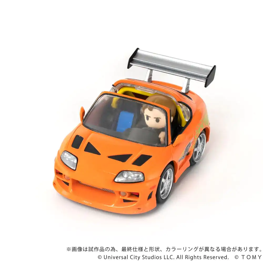 Fast & Furious Q-Village Vozidlo s mini-figurkou Toyota Supra JZA80 9 cm fotografii produktu