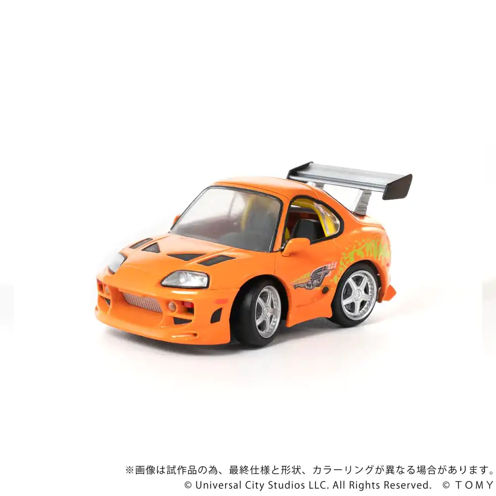 Fast & Furious Q-Village Vozidlo s mini-figurkou Toyota Supra JZA80 9 cm fotografii produktu