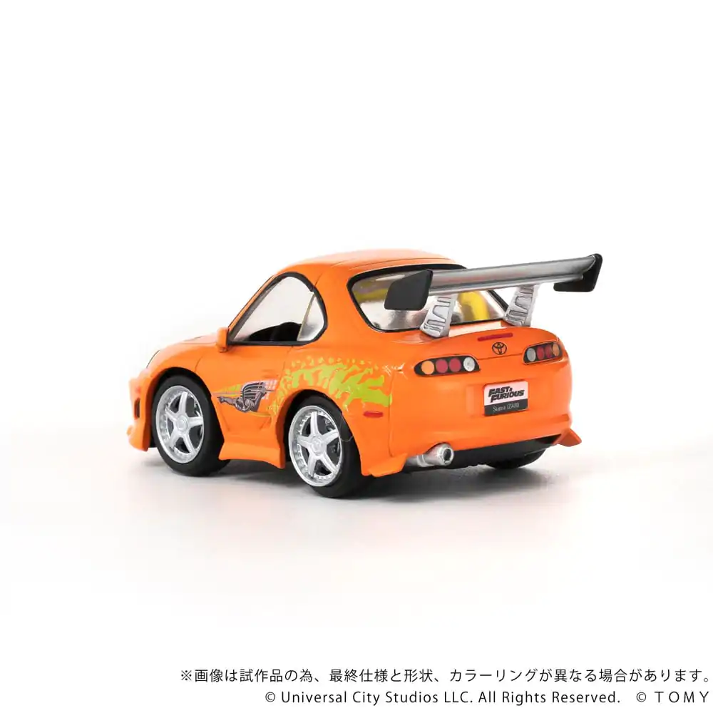 Fast & Furious Q-Village Vozidlo s mini-figurkou Toyota Supra JZA80 9 cm fotografii produktu
