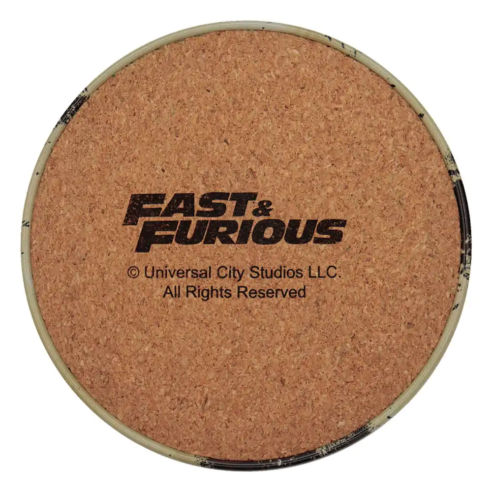 Fast & Furious podtácky sada 4 kusů Vintage Style fotografii produktu