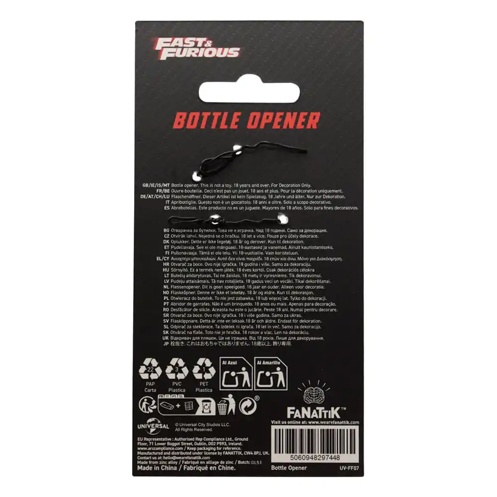 Fast & Furious Klíč na otvírání lahví fotografii produktu