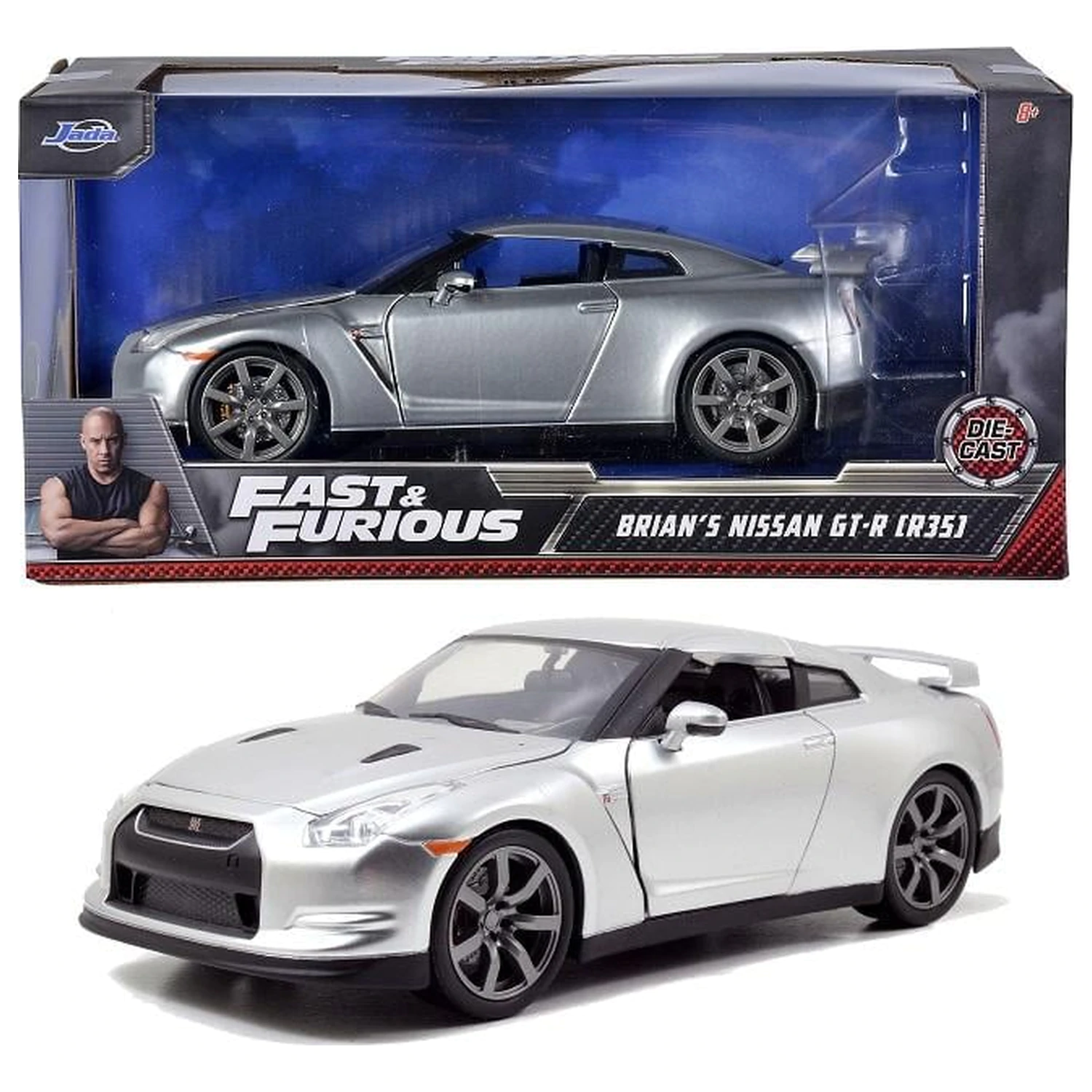 Fast & Furious 2009 Nissan GT-R 1:24 fotografii produktu
