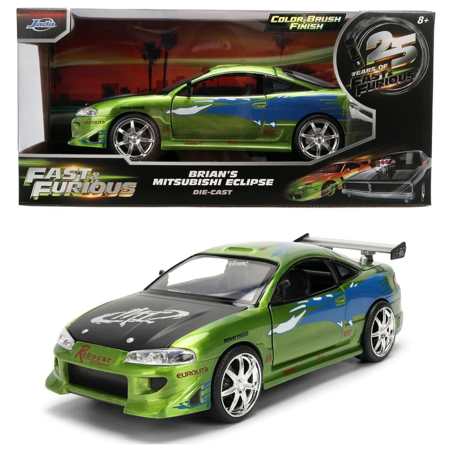 Fast & Furious Diecast vozidlo 1:24 Anniversary Mitsubishi 19 cm fotografii produktu