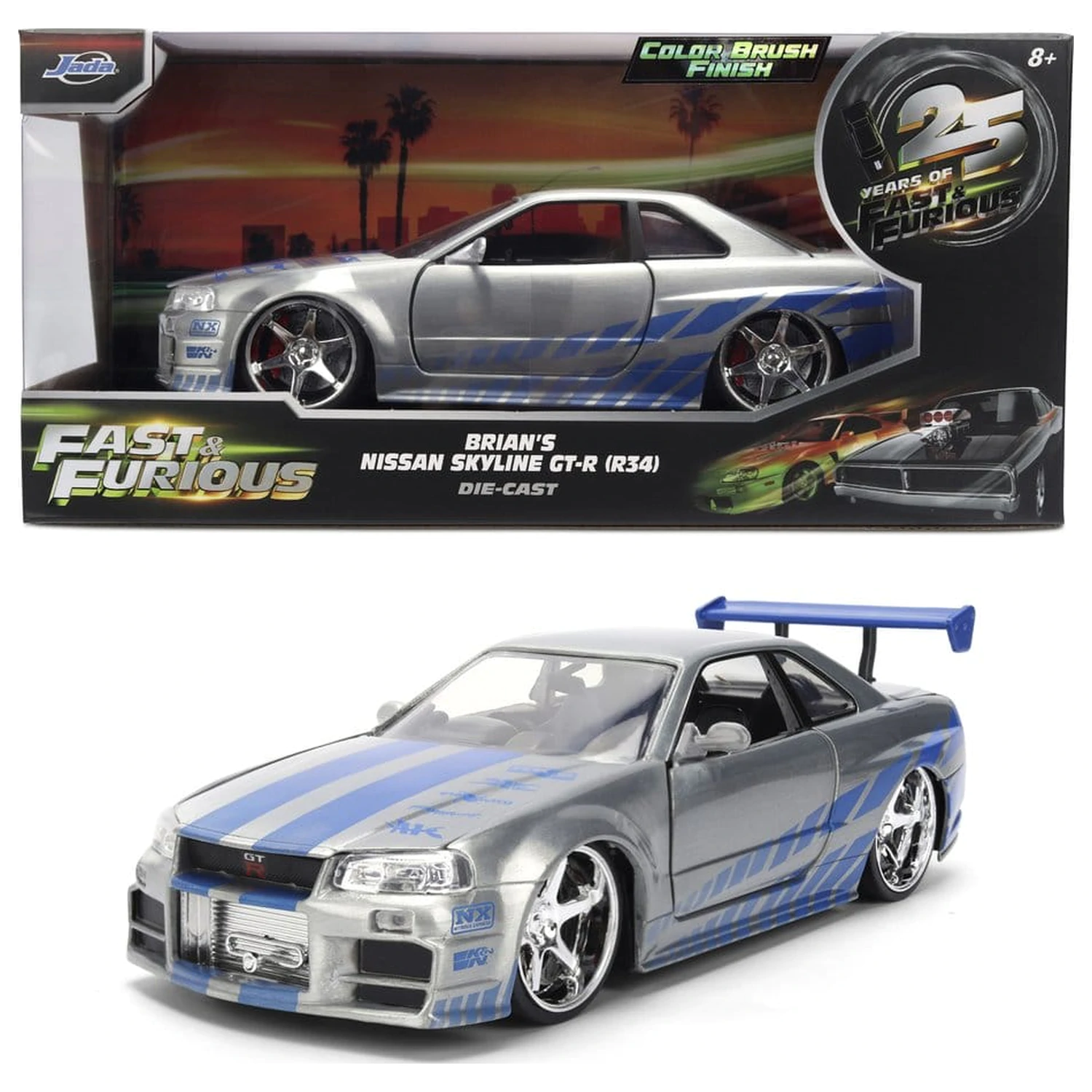Fast & Furious Diecast vozidlo 1:24 Anniversary Nissan Skyline 19 cm fotografii produktu