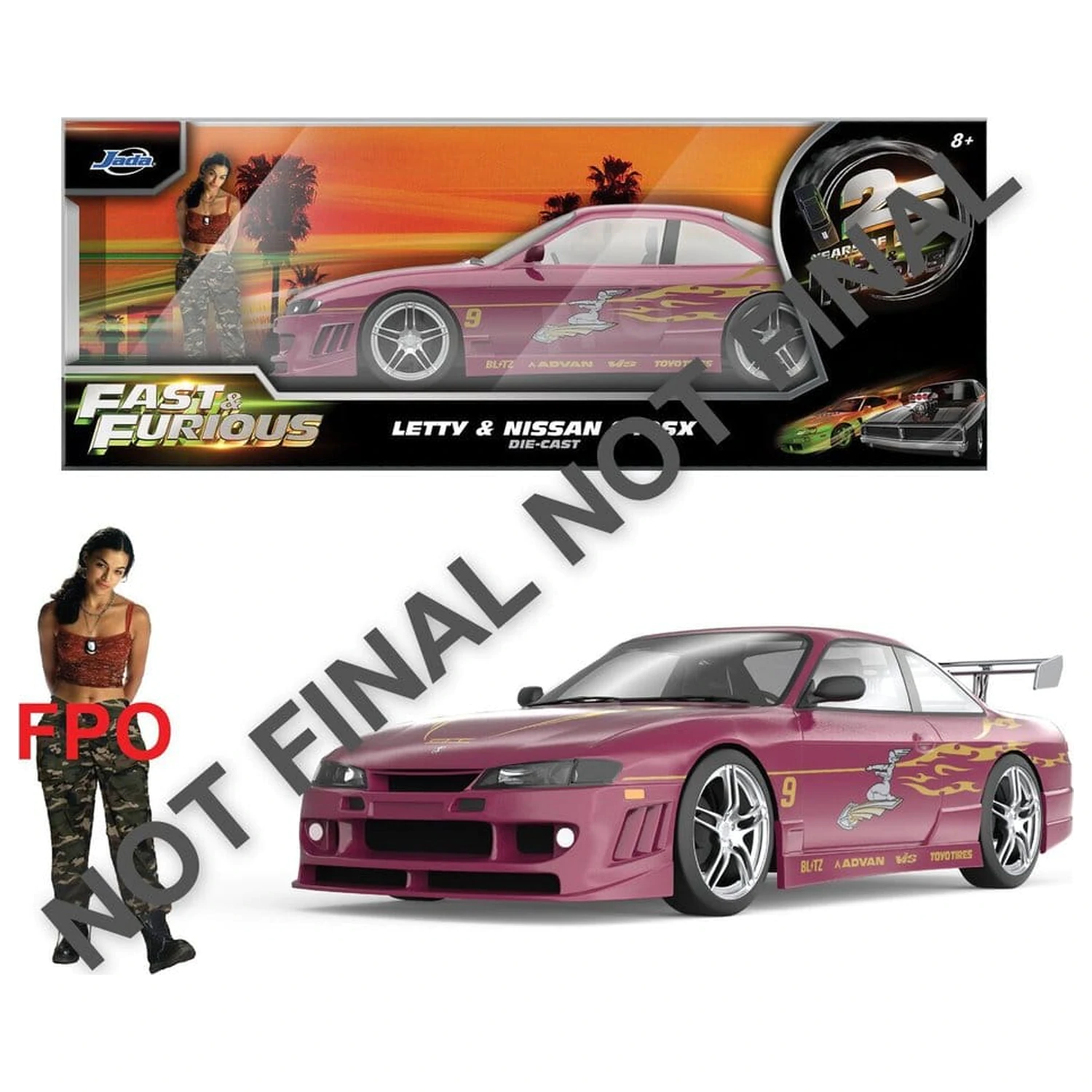 Fast & Furious Sběratelský model 1/24 1997 Nissan 240SX fotografii produktu