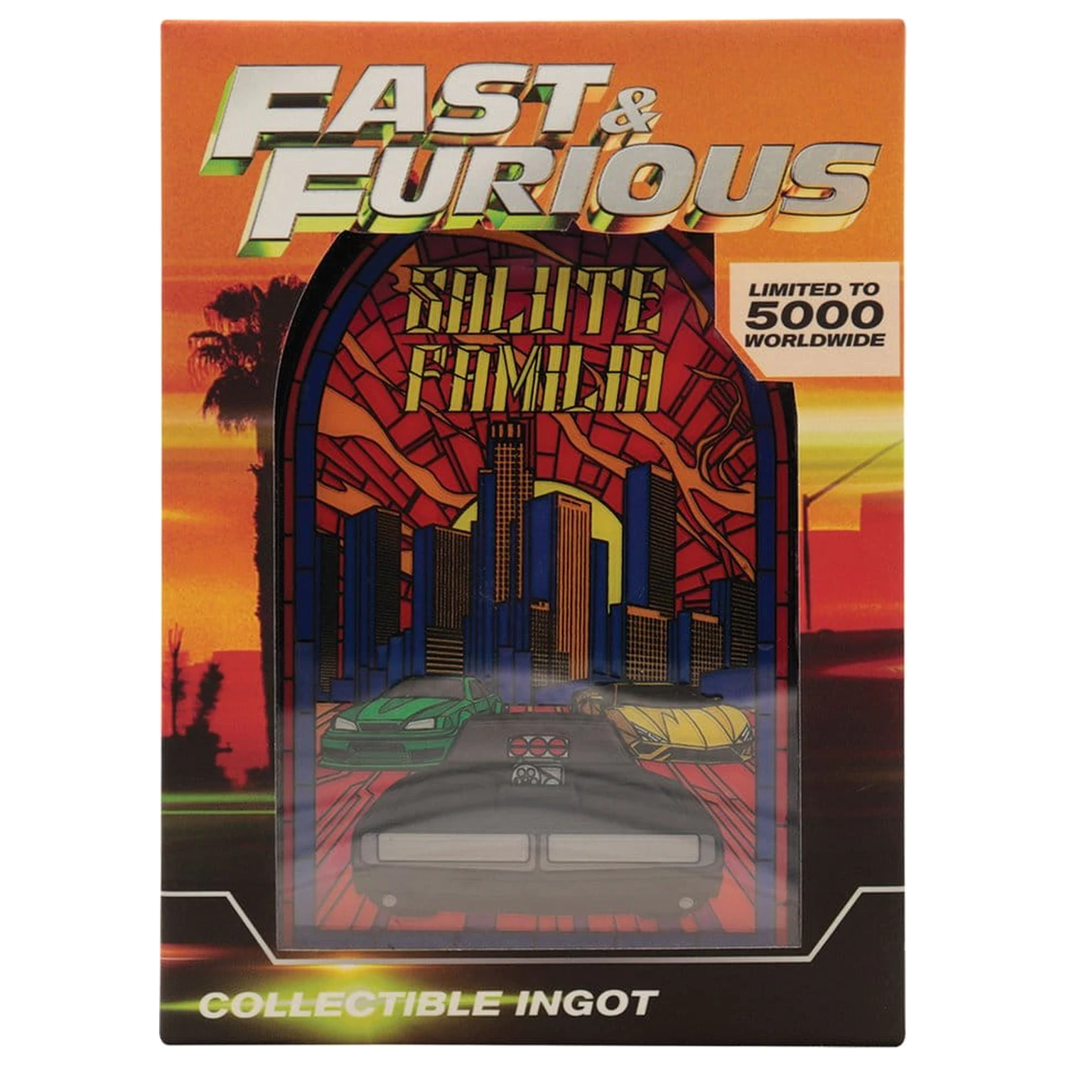Fast & Furious Ingot Kov ve stylu vitráže fotografii produktu