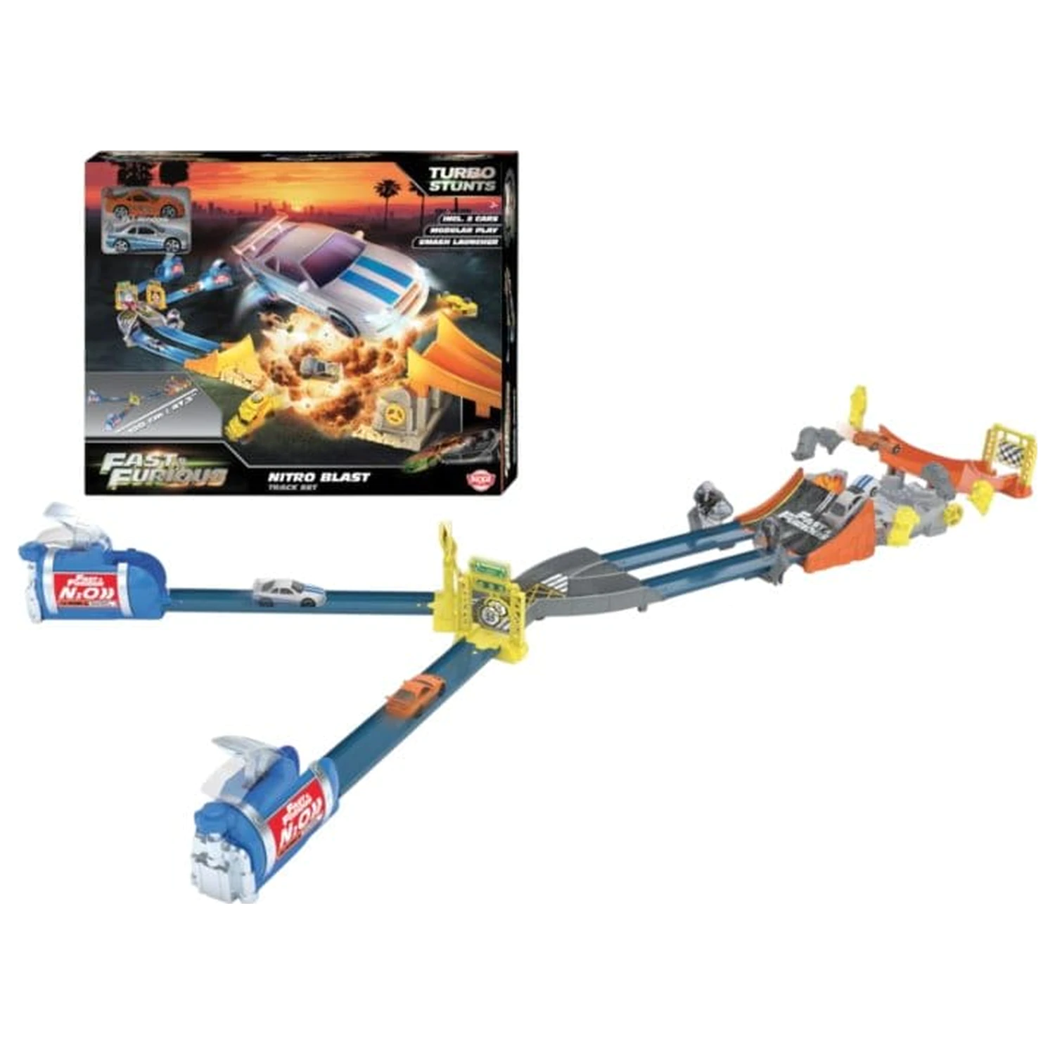 Fast & Furious Hrací set Nitro Blast 11 cm fotografii produktu