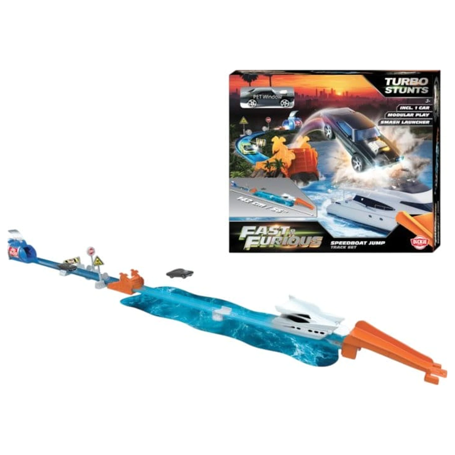 Fast & Furious Playset Speedboat Jump 11 cm fotografii produktu