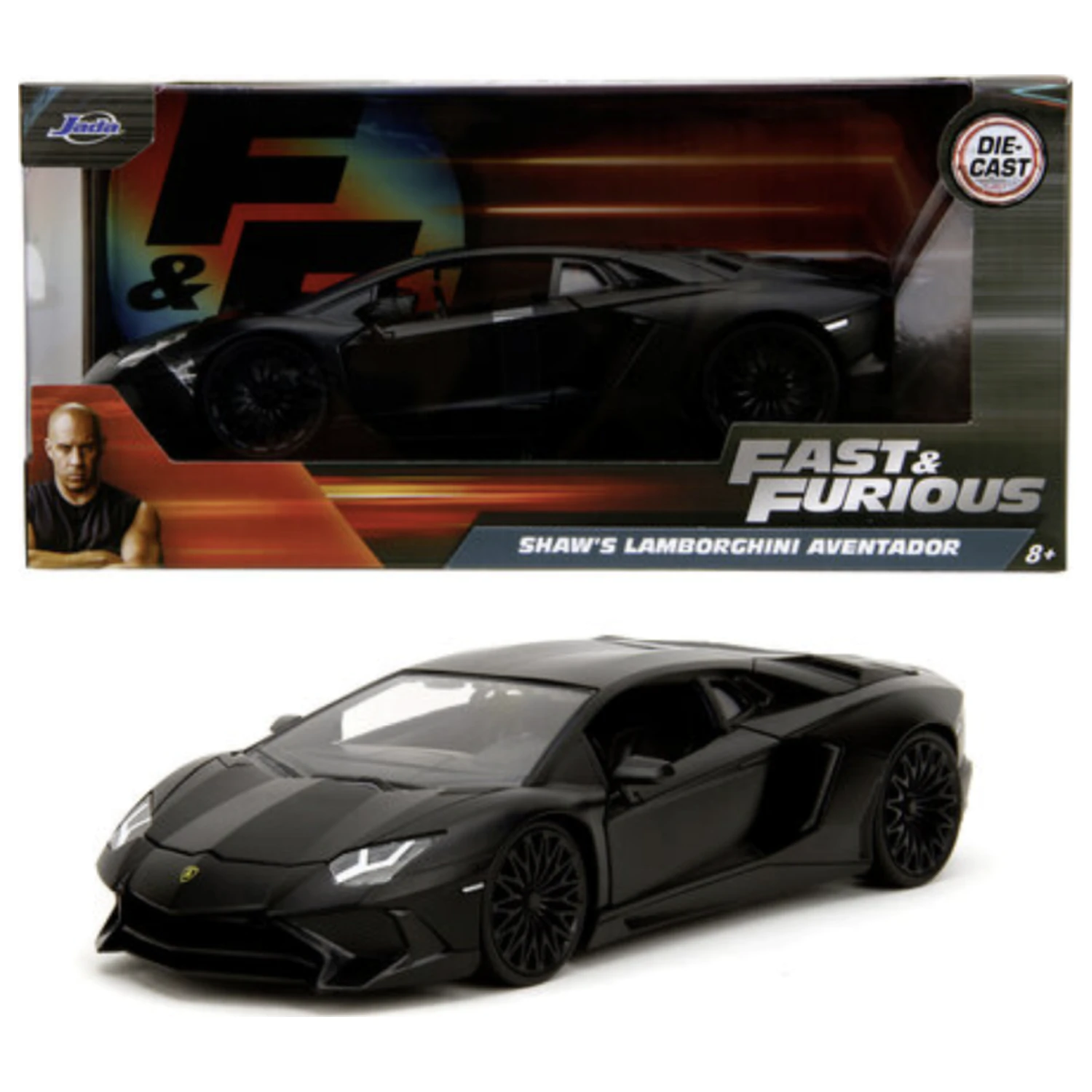 Fast & Furious Shaw's Lamborghini Aventador 1:24 měřítko fotografii produktu