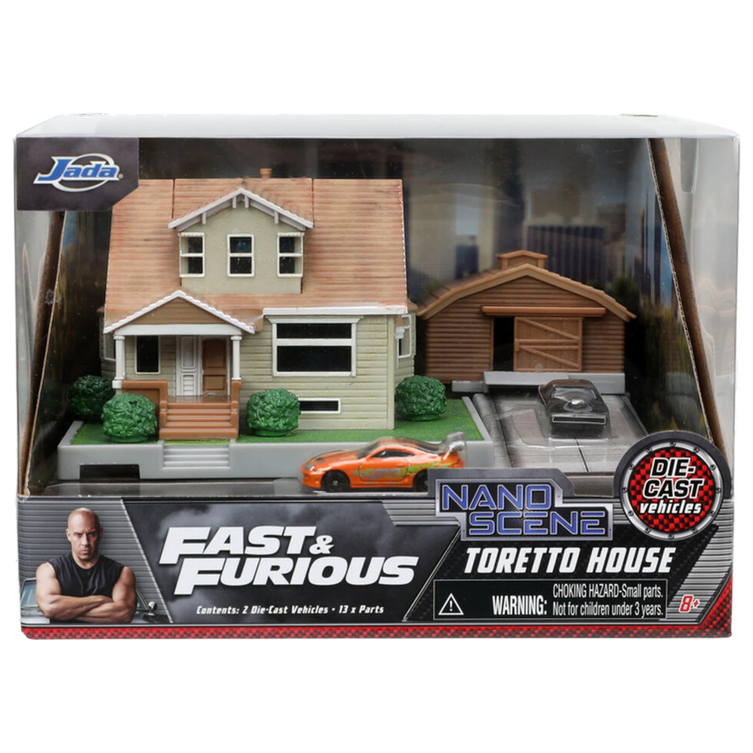 Fast & Furious Toretto House replika diorámy fotografii produktu