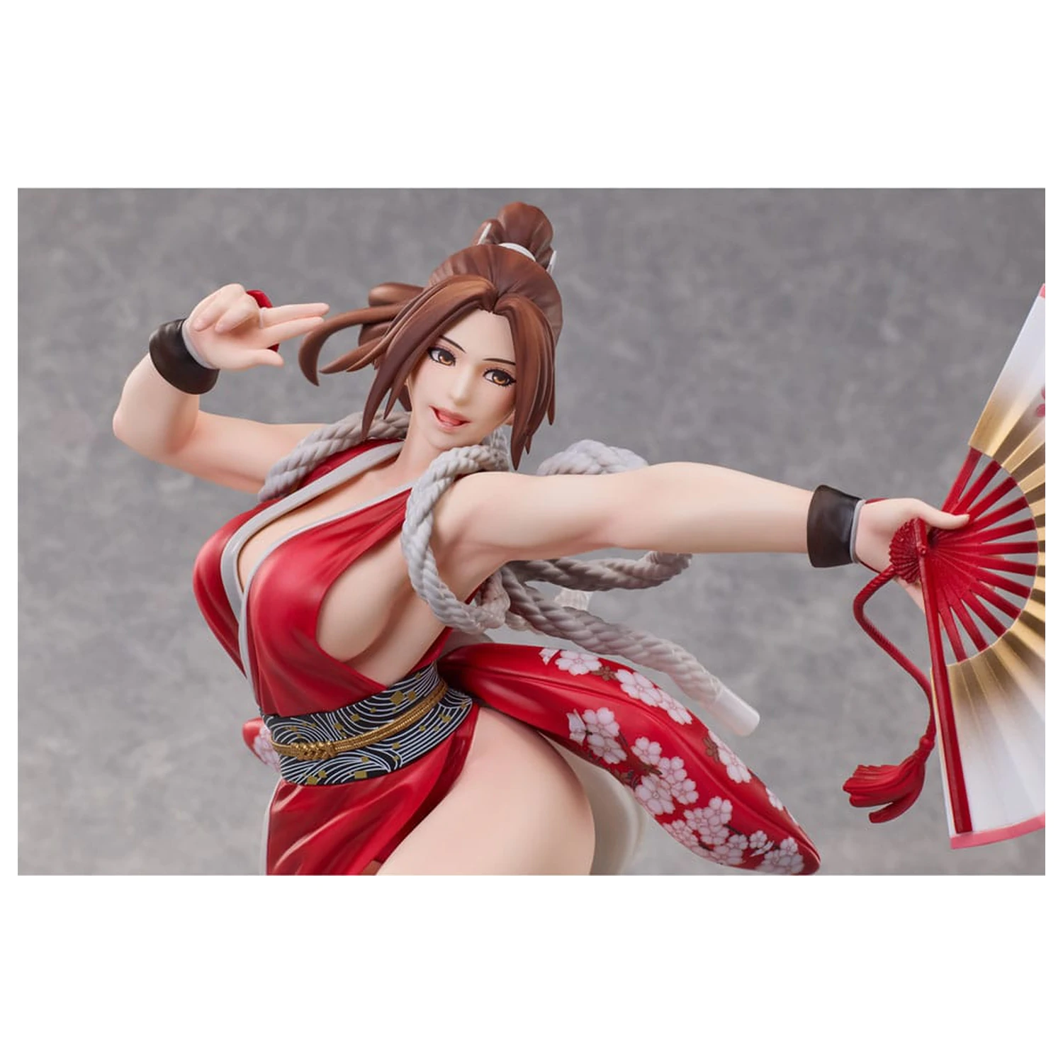 Fatal Fury: City of the Wolves B-Style PVC socha 1/4 Mai Shiranui: Dance of the Cherry Blossom Storm Suzaku 40 cm fotografii produktu