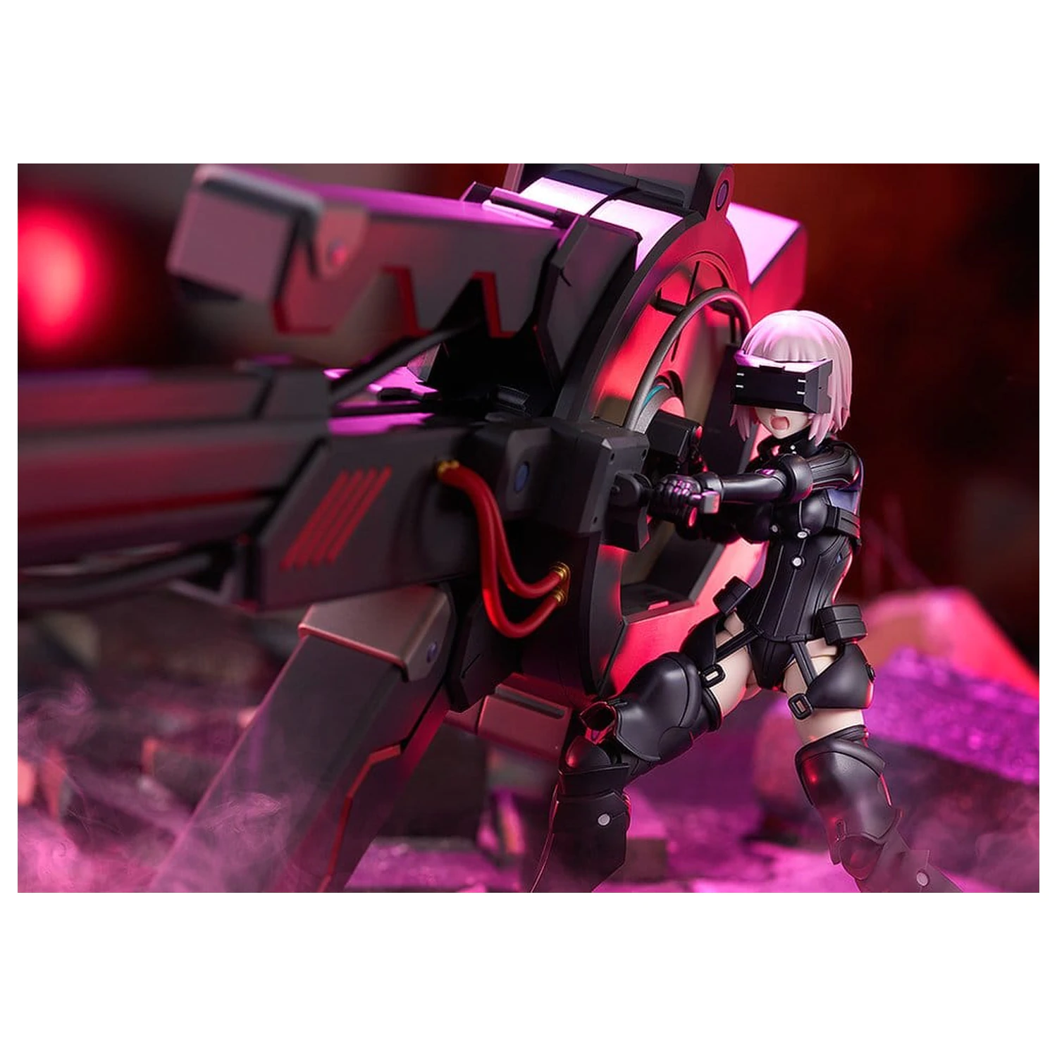 Fate/Grand Order Plamatea Plastic Model Kit Shielder/Mash Kyrielight (Ortinax) Black Barrel Edition 17 cm fotografii produktu