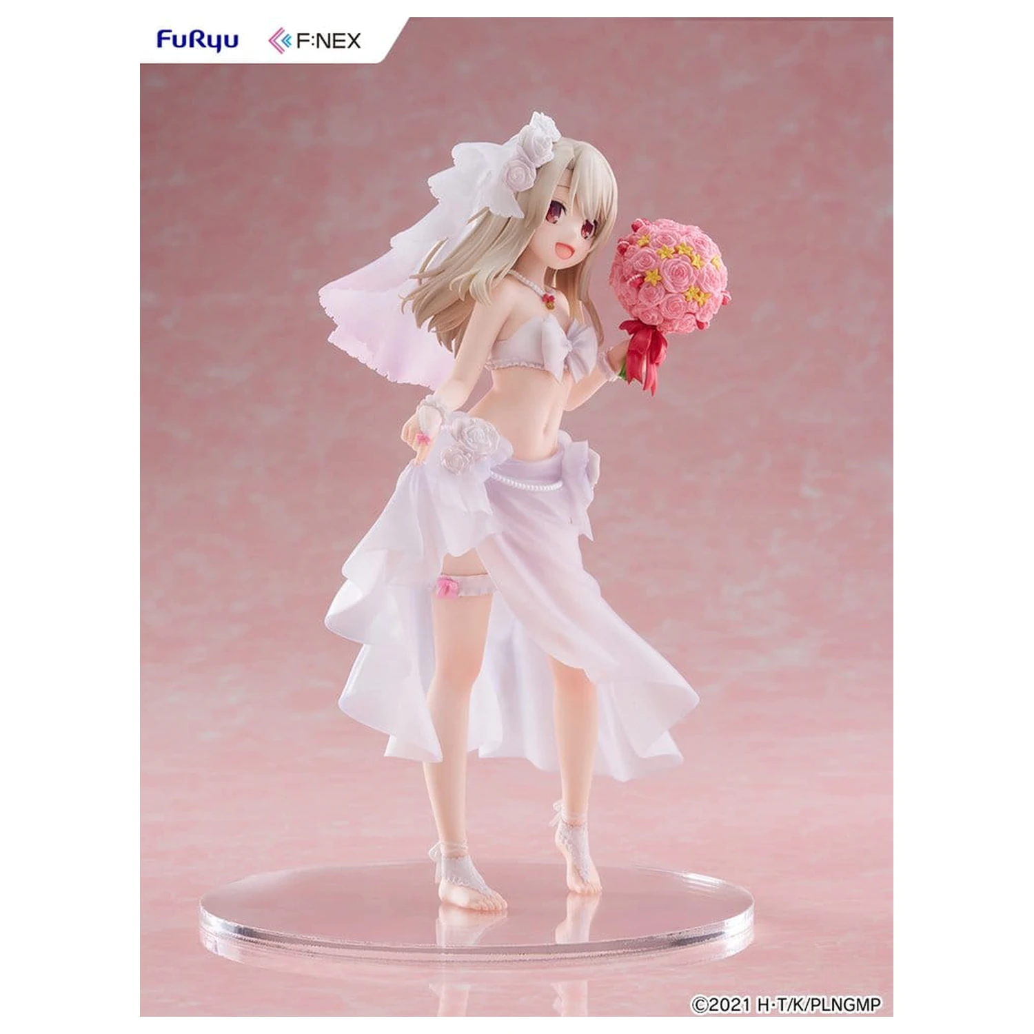 Fate/kaleid liner Prisma Illya: Licht - The Nameless Girl F:NEX PVC Figurka 1/7 Illyasviel von Einzbern Wedding Swimsuit Ver. 21 cm fotografii produktu