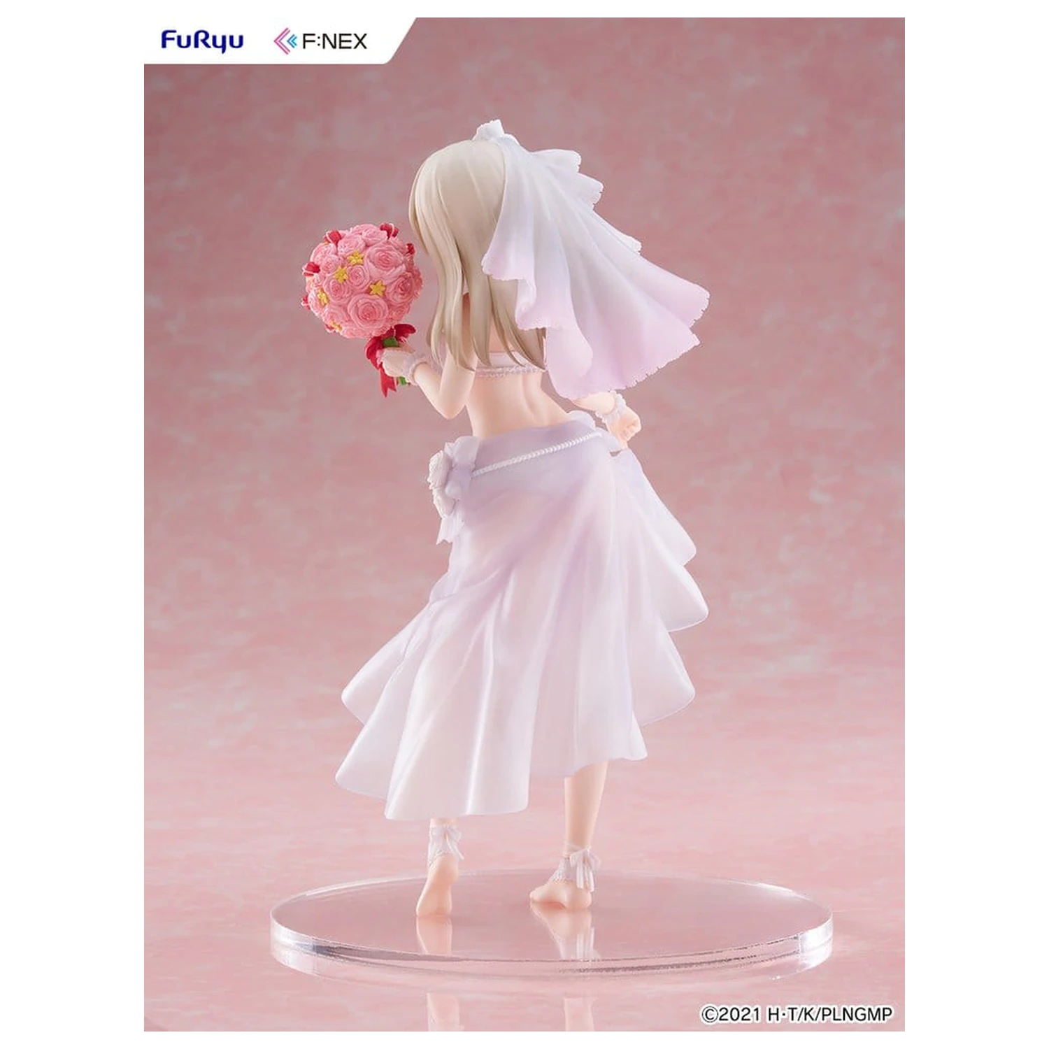 Fate/kaleid liner Prisma Illya: Licht - The Nameless Girl F:NEX PVC Figurka 1/7 Illyasviel von Einzbern Wedding Swimsuit Ver. 21 cm fotografii produktu