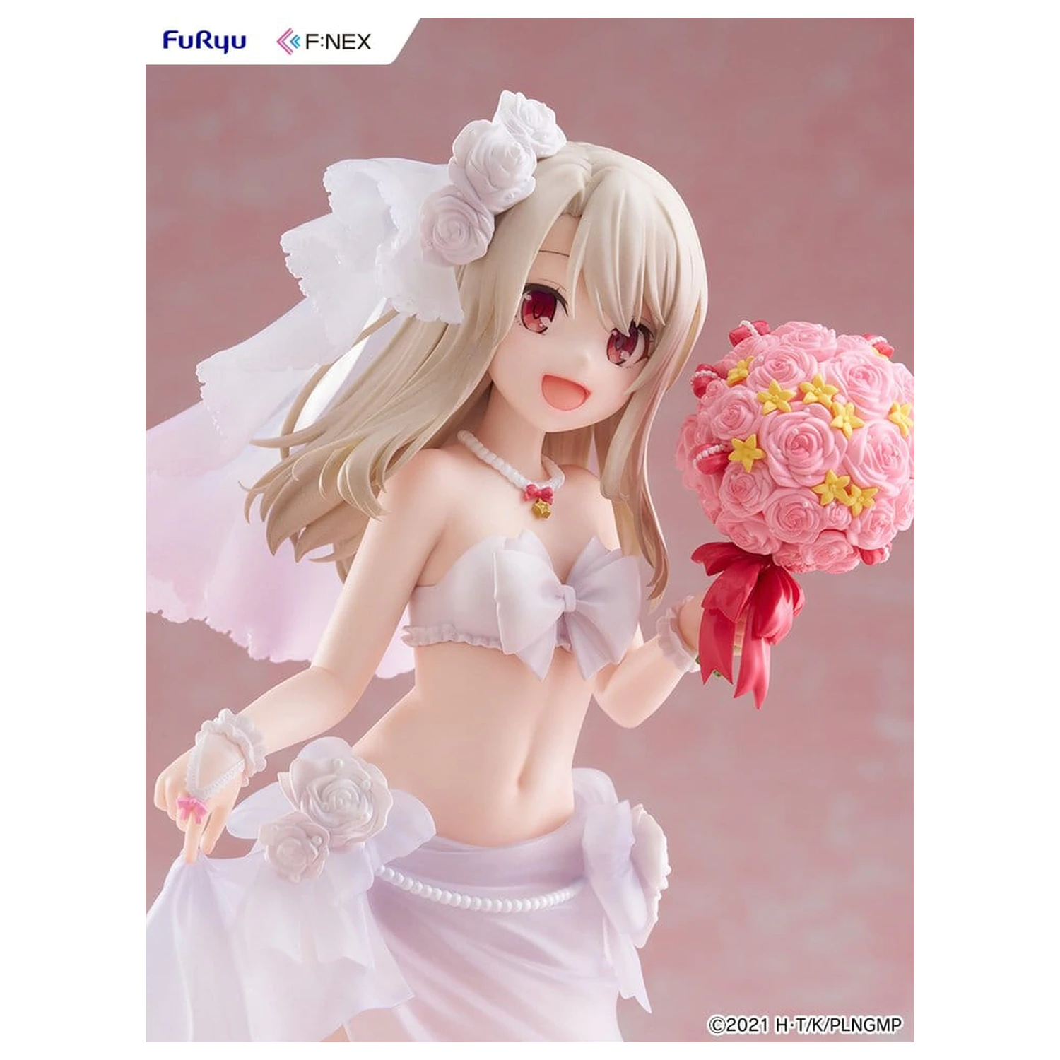 Fate/kaleid liner Prisma Illya: Licht - The Nameless Girl F:NEX PVC Figurka 1/7 Illyasviel von Einzbern Wedding Swimsuit Ver. 21 cm fotografii produktu