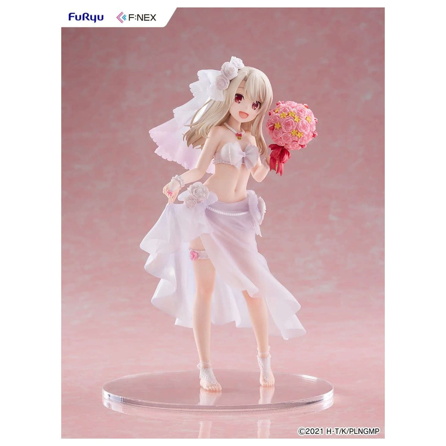 Fate/kaleid liner Prisma Illya: Licht - The Nameless Girl F:NEX PVC Figurka 1/7 Illyasviel von Einzbern Wedding Swimsuit Ver. 21 cm fotografii produktu