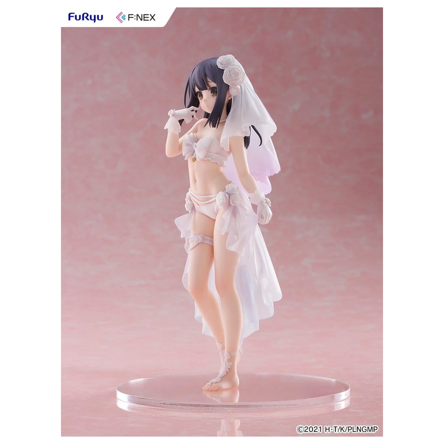 Fate/kaleid liner Prisma Illya: Licht - The Nameless Girl F:NEX PVC Figurka 1/7 Miyu Edelfelt Wedding Swimsuit Ver. 21 cm fotografii produktu
