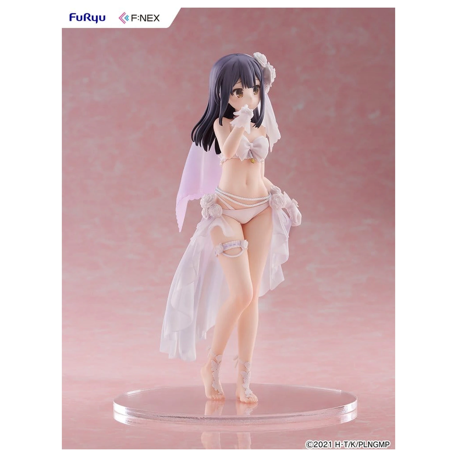 Fate/kaleid liner Prisma Illya: Licht - The Nameless Girl F:NEX PVC Figurka 1/7 Miyu Edelfelt Wedding Swimsuit Ver. 21 cm fotografii produktu